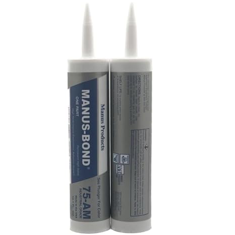 Belgrade Parts & Service, Inc. Manus Products 75AM Sealant 10.1 oz. Cartridge, Gray/Grey (2 Pack)