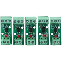 5PCS 1 Channel Optocoupler Isolation Module,DC12V Optocoupler Isolation Module EL817 Opto PNP NPN Signal Converter,Isolator High-Level Trigger