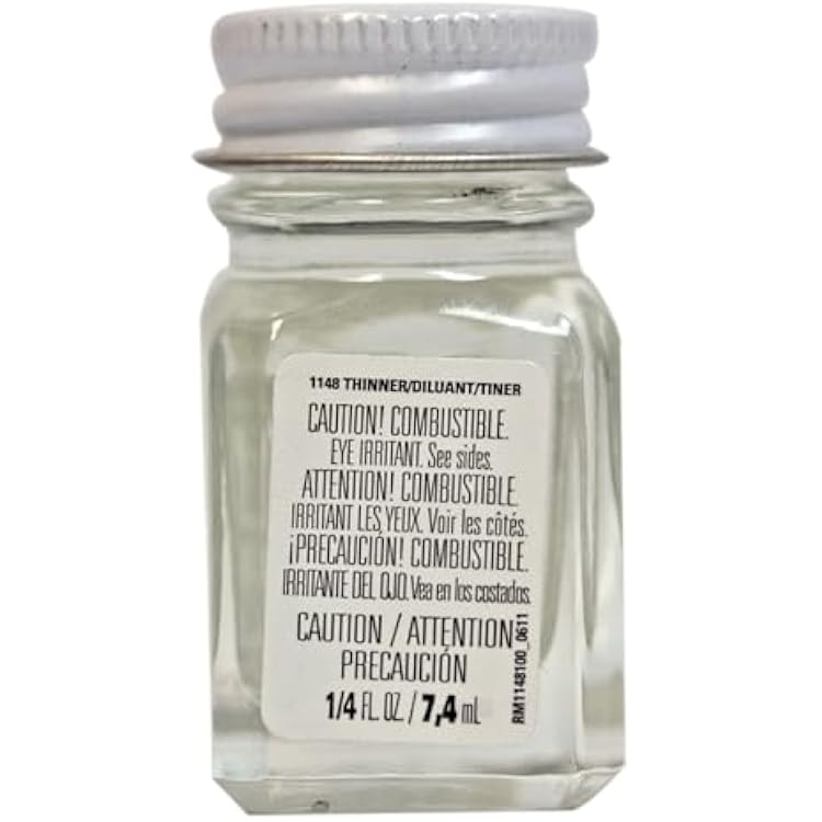 Testors 1148TT Enamel Paint Thinner, 0.25 Oz