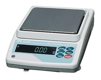 A&D Weighing GF-4000 Toploading Balance, 4100g x 0.01g External Calibration, RS-232, GLP Compliant