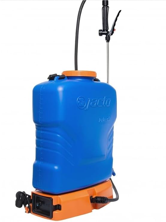 Jacto PJB-20 Battery Backpack Sprayer - High Efficiency with Adjustable Pressure, Heavy Duty Pump, and Comfortable Design