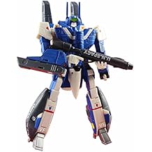 Toynami 10550 Robotech 1/100 Max Sterling VF-1J Super Veritech Collectible Play Figure, Blue, 6"