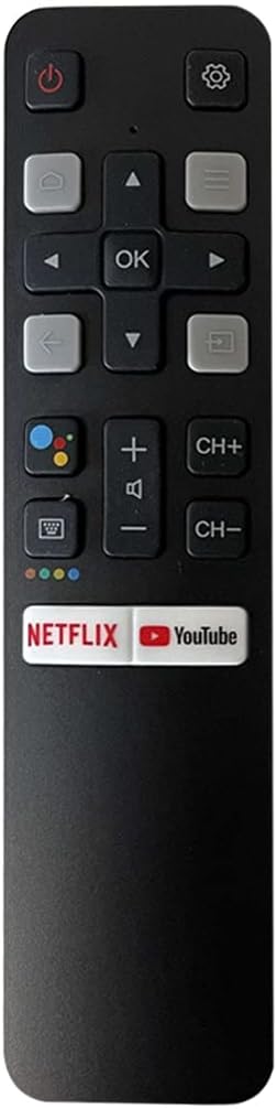 RC802V Replacement Smart TV Remote Control for TCL Smart TV, 4K UHD TV