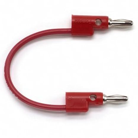 Pomona B-4-2 Banana Plug Patch Cord (RED)