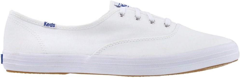 Keds Women's Champion Original Canvas Sneaker, White, Size 5.0