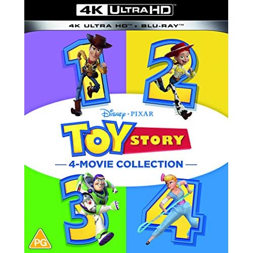 Disney and Pixar's Toy Story 1-4 UHD Collection [Blu-ray] [2021] [4K UHD]