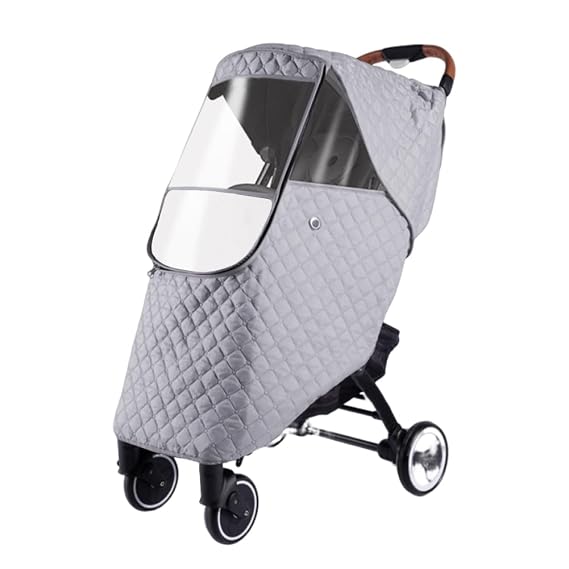Winter Stroller Rain Cover Warm Stroller Weather Shield Universal Stroller Accessory,Protect from Rain Snow Dust Sun