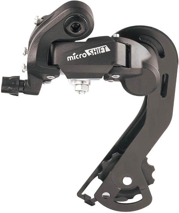 microSHIFT | M21 Rear Derailleur | 6 and 7 Speed | Long Cage | Black | microSHIFT M21 Rear Derailleur | Long Cage, 6-7 Speed, Black
