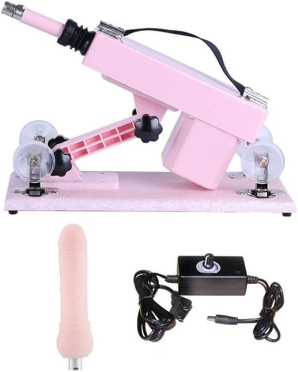 Bonilove Machine Must Go Powerful Sex Pink Sex Machine with Suction Cup