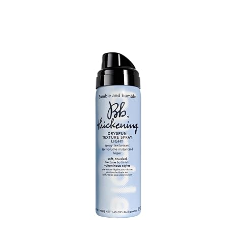 Bumble and bumble. Thickening Dryspun Texture Spray Light | Dry Texture Spray | Adds Airy Dimension and Light Hold | For Medium to Thick Straight to Curly Hair Types