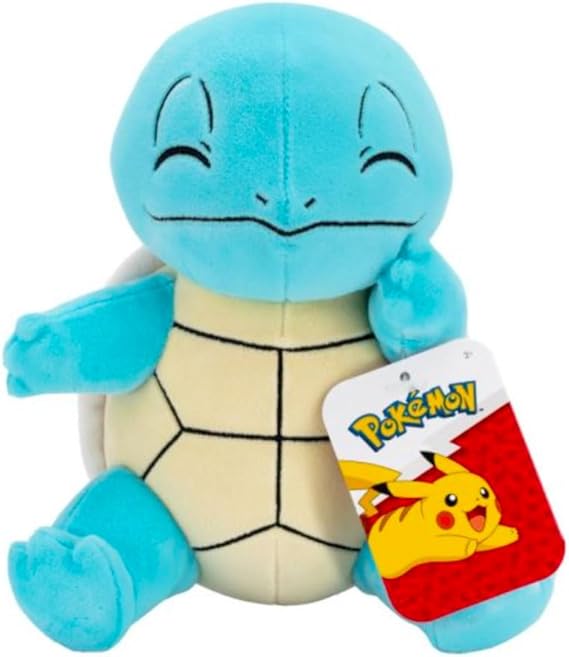 Pokemon Official & Premium Quality 8-Inch Squirtle Plush