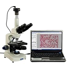 OMAX 40X-2000X Phase Contrast Trinocular Compound Siedentopf LED Microscope+3MP USB Camera