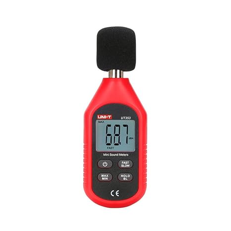 Decibel Meter 30-130 dB dBA DBC Meter Sound Meter Fast/Slow Sampling Time Noise Meter Max/Min Data Hold Decibel Reader LCD Backlight Digital Sound Level Meter Noise Monitor Audio Volume Measurement