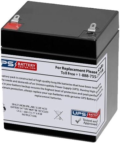Newport Medical Instruments HT50 Ventilator 12V 5Ah Medical Replacement Battery with F1 Battery