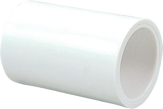 NIBCO Fig No 429-005, 1/2 in. PVC Coupling Slip x Slip, Schedule 40, Solvent Weld