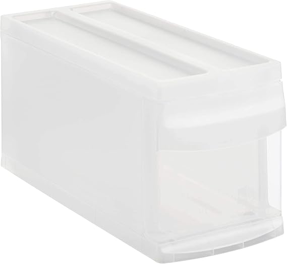 Rotho, Systemix, Drawer box 1 drawer S, Plastic (PP) BPA-free, transparent, S (39,5 x 17,0 x 20,3 cm)