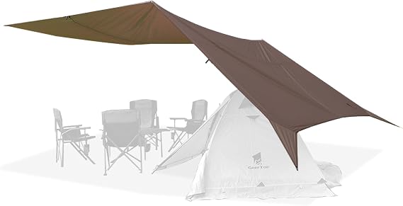 GEERTOP 17 x 10 ft Camping Tarp, Waterproof Rain Fly