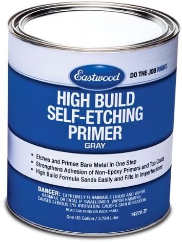 Eastwood High Build Self Etching Primer Gray Gallon for Bare Metal True Acid-Etching Formula