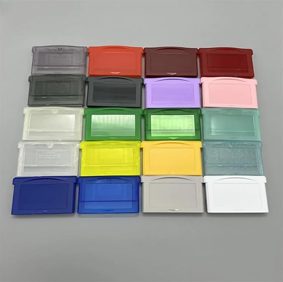 Plastic Game Card Cartridge Shell Case Box for Gameboy Advance GBA GBA SP NDSL NDS GBM with Screws (Clear Green)