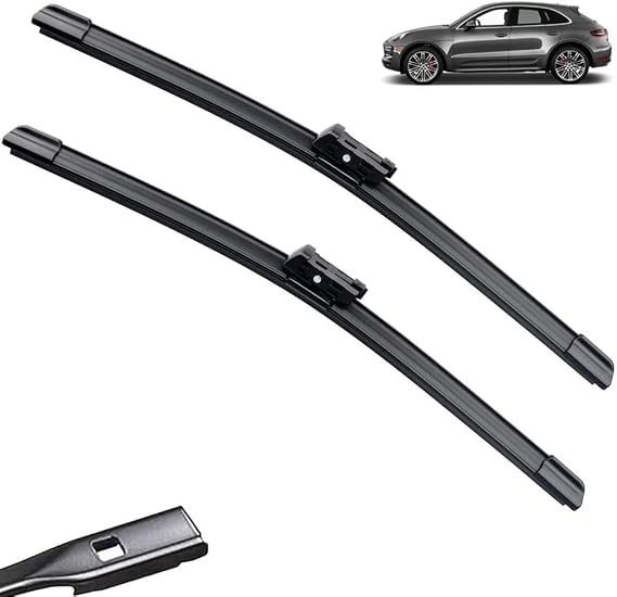 Wiper Front Wiper Blades Compatible with Porsche Macan 95B 2014-2023 Windshield Windscreen Window 24"+20"