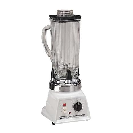 Waring 7010G Blender with Timer, Glass Container, 18000 to 20000 RPM Speed Range, 120V