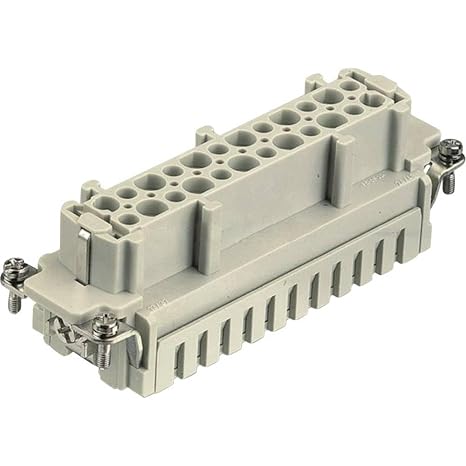 09330242716 - Heavy Duty Connector Insert, 24+PE Signal, UL508, Han ES Series, Receptacle, 24B, 25 Contacts