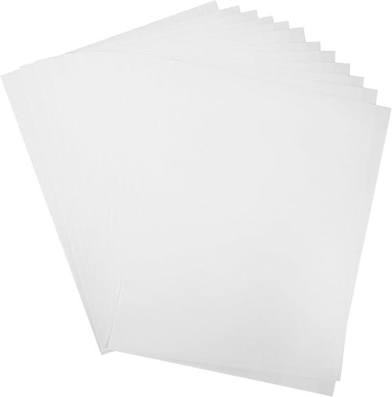 NATURALABEL 12 PCS Water Soluble Paper - 8.5" x 11" Printable & Writable Dissolvable Sheets for Memorials, Prayers, Journals, Spy & Secret Messages