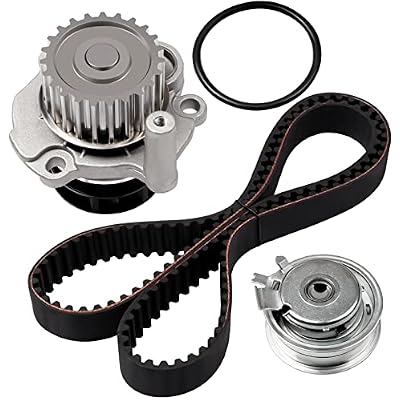 SCITOO Engine Timing Belt Kit Fits for TB296 038103085C 034115147A 6DPK1195 06A121011T 06A121011L for Volkswagen Beetle Golf Jetta