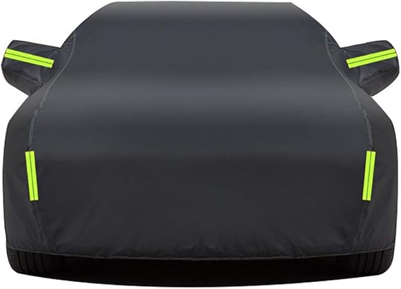 Car Cover Waterproof All Weather for Automobiles Compatible with BMW 5 Series(G30) 530i xDrive 530d xDrive 4-Door Sedan[2020 2021], Dustproof Full Exterior Covers with Zipper Cotton Auto Cover
