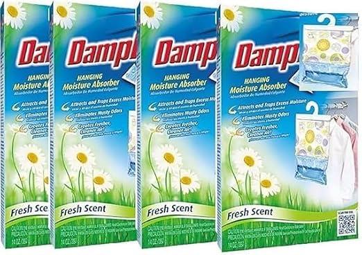 Moisture Absorber, Hanging (4 pack)