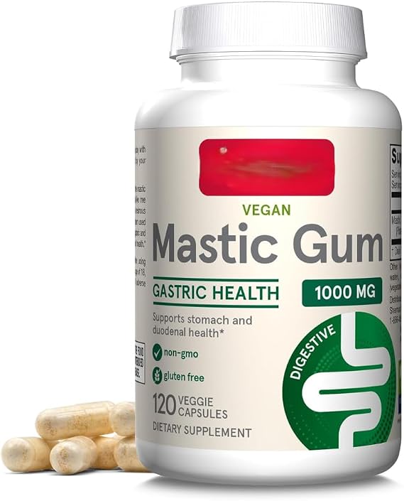 MaticGum, Vegan, 1000mg, Non-GMO, Gluten-Free, 120 Capsules