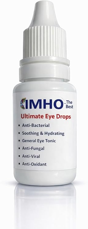 IMHO The Best Natural Eye Drops with Colloidal Silver, N-Acetyl-Carnosine & MSM – 10ml Bottle