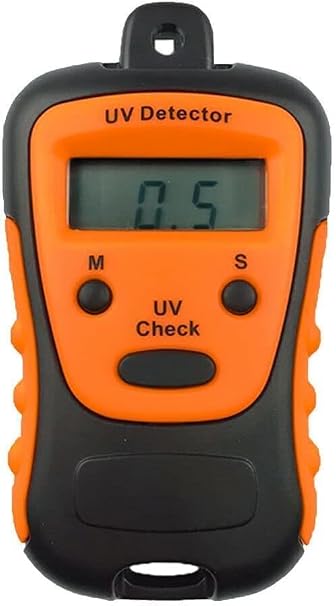 UV Strength Tester UV Light Radiation Meter Portable Handheld UV Detector Meter Solar Index Tester for Measuring Sun Light UV Level Sensor