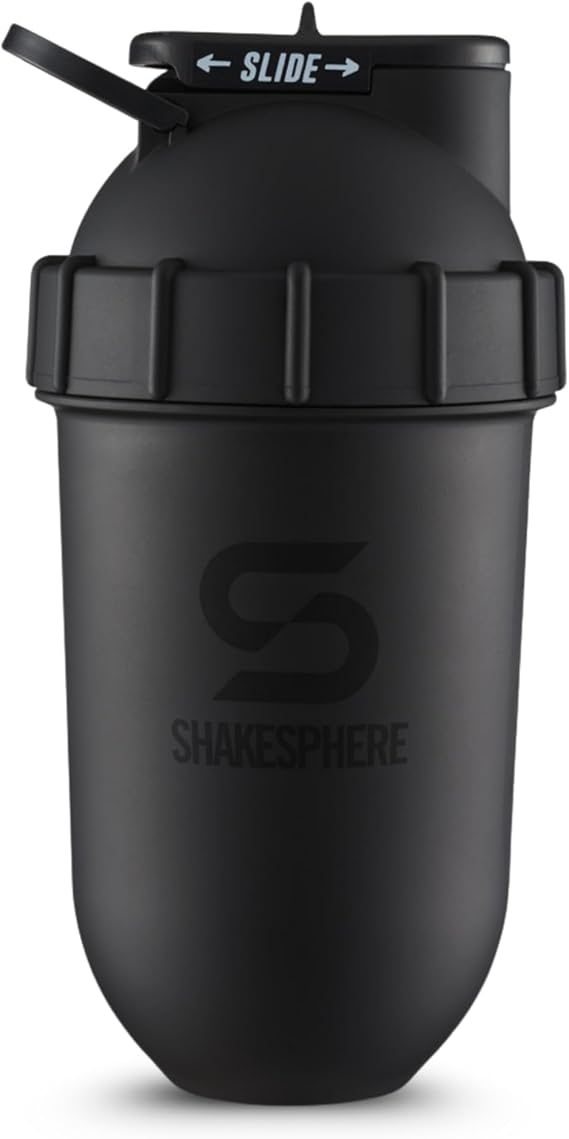 SHAKESPHERE Tumbler - 24oz Bladeless Blender -Purees Raw Fruit, Matte Black