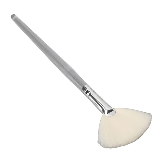 Transparent Handle Face Mask Brush - Slim Soft Facial Applicator