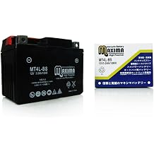 マキシマバッテリー Mt4l-bs シールド式 液入れ充電済み ロードサービス付き バイク用 4l-bs ベンリー50 ブロード50 ブロード90 フラッシュ 4l-bs