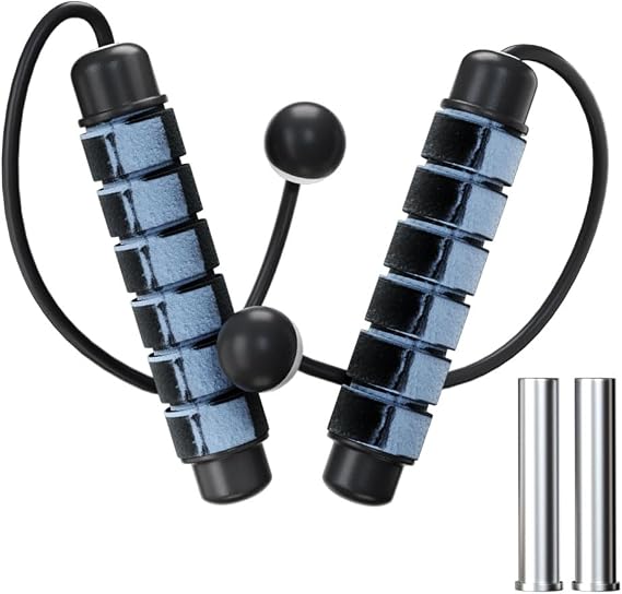 Weighted Cordless Jump Rope for Fitness, Ropeless Jump Rope for Boxing