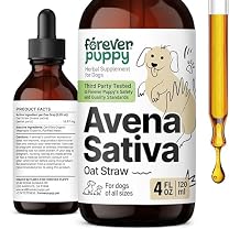 Forever Puppy Avena Sativa Extract for Dogs - Oat Straw Herbal Drops for Calm & Relaxation Support - Pet Composure & Calming Care for Dogs w/Liquid Mood Support Supplement - 4 oz