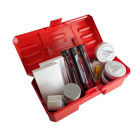 Classroom Fingerprint Kit - Serves 4 Work Groups of Students - Lift at Least 100 Fingerprints (Black Magnetic)