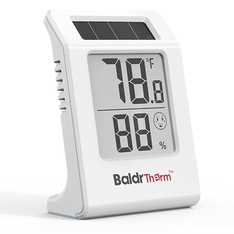 BaldrTherm Digital Thermometer Humidity Gauge Meter