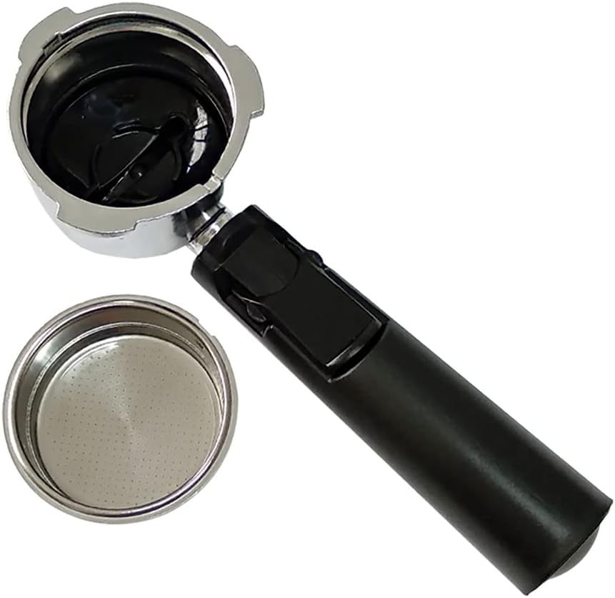 底なしコーヒー 再利用可能フィルター Portafilter 底なしポルタフィルター 底なしポルタフィルター 51mm Homixホルダー用 60mm 15-20バー エスプレッソコーヒーメーカーパーツ用