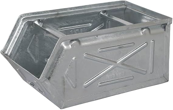 Dulton Parts Stocker Galvanized - Comfortable simple storage that organizes without over-organizing, Container Box Storage Box, Height 5.1 inches 130 mm, Width 6.7 inches 170 mm, Depth 11.0 inches