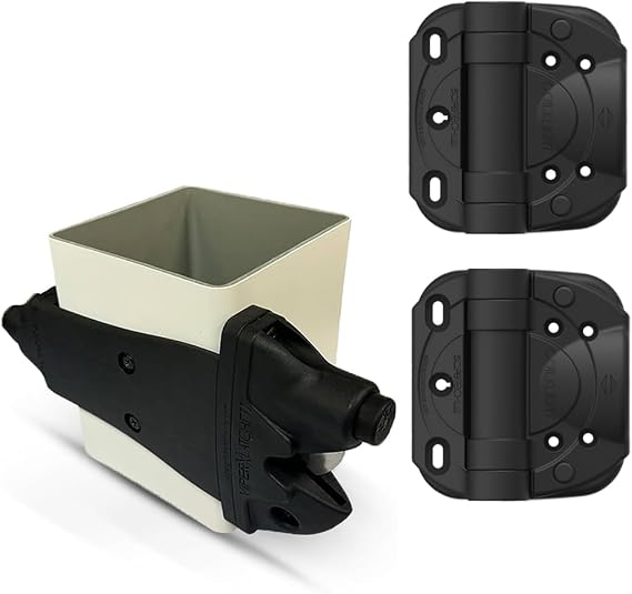 Safetech Hardware ViperX5-5 Gravity Gate Latch & CoilKlik Gate Hingess Bundle