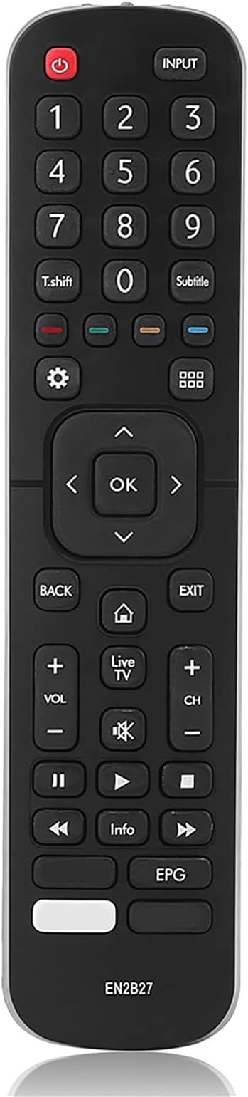 Universal Remote Control EN2B27 for TV, Remote Control Replacement for 40K321UW 58K700UWD 65K720UWG Smart TV