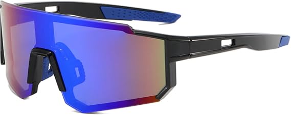 Sports cycling sunglasses, bike trend men and women dazzle color outdoor sunglasses, coated fashion glasses