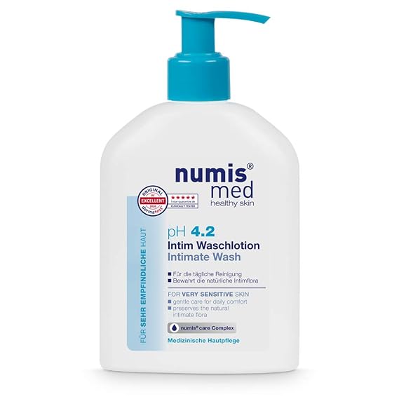 Numis Med Intimate Wash pH 4.2, Skin-Soothing pH Balance Feminine Wash for Every Woman, Feminine Cleansing Wash for Sensitive Skin, 8.78 Ounces