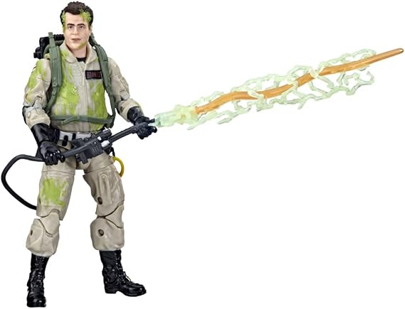 Ghostbusters Power Rangers Plasma Series Glow-in-The-Dark Ray Stantz Toy 6-Inch-Scale Collectible Classic 1984 Figure for Kids Ages 4 and Up