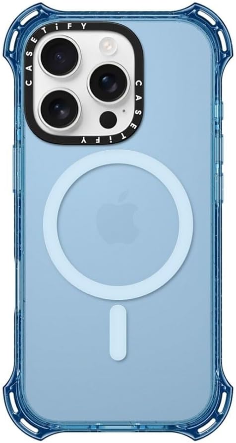 CASETiFY for iPhone 16 Pro Case - Bounce Compatible with MagSafe Baby Blue