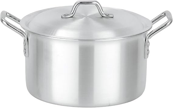 Aluminium Cookware Deep Stockpot Soup Pot Saucepan Cooking Pan Stew Catering Cooking Pan (31cm)