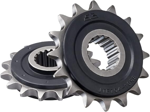 JT Sprockets JTF704.16RB 16 Tooth Rubber Cushioned Front Countershaft Sprocket, natural
